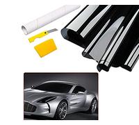 Pellicola per vetri auto Riloer, rullo oscurato per vetri auto per camper, furgoni, barche, camere da letto, uffici, isolamento termico, riflettente anti-UV, 7 mx 76 cm, trasmissione della luce 1%