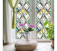 Pellicola per vetri colorati 3D malachite con adesione statica per un'efficace privacy e protezione sulle superfici in vetro (2)
