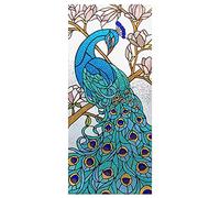 Pellicola per vetri colorati della chiesa, adesivo per finestra Pellicola per vetri artistici Adesivo opaco per vetri colorati Adesivo autoadesivo/Static Cling Decor Privacy,A translucent,60x120cm