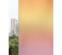 Pellicola per vetri con Gradiente di Colore per la Privacy, Adesiva statica, Protezione UV, Oscurante per Porte scorrevoli in Vetro, Oscurante per Il Calore, Decorativa.