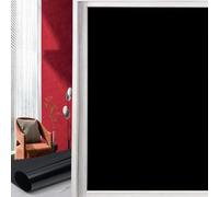 Pellicola per Vetri Finestre 110 x 350 cm Protezione Privacy Protezione Solare Vetri Anti-Sole Pellicola Adesivi Statici Antiriflesso per Camera da Letto e Cucina, Nero