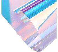 Pellicola Per Vetri Finestre,Pellicola Finestre 40/50/60/70/80/090 x 200 cm Finestra Iridescente Pellicola Privacy Vetro Vinile Vinyl Autoadesivo Film Rainbow Effetto finestra Tinta per la casa(50 x 2