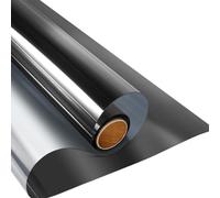 Pellicola per vetri in nanoceramica, autoadesiva, con isolamento termico, protezione solare, anti-sguardo, oscuramento totale unidirezionale + isolamento termico! Pellicola per vetri per casa e uffici