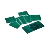 Pellicola per visualizzazione di campi magnetici per la visualizzazione di motivi magnetici, dimensioni 25 x 35 mm, 40 x 45 mm, 30 x 50 mm, carta magnetica verde per scienza, istruzione e indust (40 x