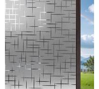 Pellicola per Vita Privata 120 x 610 cm Pellicola Protettiva Anti-Uv con Adesione Statica Termica Satinata per Finestre per Ufficio Bagno Camera, Doji