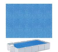 Pellicola Piscina, Copripiscina Solare Rettangolare, Telo Solare per Piscinas, Copertura Piscina Fuori Terra, Telo Termico per Piscinas, Copertura Solare a Bolle, Blu
