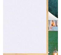 Pellicola Privacy Finestre, Pellicola Statica Non Adesiva di Finestra 80 x 220 cm Satinata Autoadesiva No Colla Anti UV per Casa Ufficio Bagno, bianco opaco