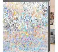 Pellicola Privacy per Finestre 115 x 175 cm Anti-Uv Elettrostatica Opaca Satinata Smerigliata Pellicola Privacy Finestre Oscurante per Vetri per Casa Ufficio, Luna Crescente