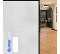 Pellicola Privacy per Finestre 80 x 150 cm Autoadesive Adesione Statica Anti Uv, Controllo di Calore per Cucina, Ufficio, Camera da Letto, Bianco