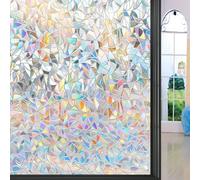 Pellicola Privacy per Finestre e Vetri 70 x 200 cm Satinata Autoadesiva No Colla Anti UV per Casa Ufficio Bagno, Luna Crescente