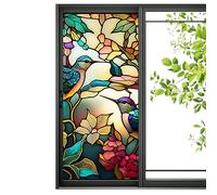 Pellicola Privacy per finestre | Pellicole Bright Draw,Adesivi per la Privacy della Finestra, Decalcomanie Decorative Rimovibili, Adesivo per Vetro statico Adesivo per Bagno Porta Non Adesivo
