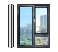 Pellicola Privacy per Vetri - Controllo Calore e Luce - Controllo Calore e Blocco Sole Anti UV Riflettente Autoadesiva per Vetri Copertura Visibile da Interno Cucina Porta