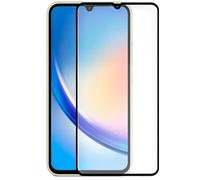 Fantastica protezione per schermo in vetro temperato nero 3D completo per Samsung A346 Galaxy A34 5G