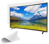Pellicola proteggi schermo opaca antiriflesso per TV, anti luce blu e ultra trasparente, per schermo piatto e curvo da 32-75 pollici, allevia l'affaticamento degli occhi e facile da installare