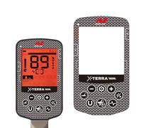 Pellicola proteggi schermo per controller Minelab X-Terra Pro, in fibra di carbonio 3D Stereo Key Panel Guard (Elite)