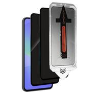 Pellicola proteggi schermo per Samsung Galaxy A36 con copertura completa dello schermo, durezza 9H, con strumento di rimozione della polvere automatico, compatibile con le custodie, confezione da 2