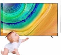 Pellicola Proteggi Schermo TV Da 32-75 inch, Pellicola Anti Luce Blu/anti Graffio/anti Impronte Digitali, Riduce Il Riflesso Del Riflesso E L'affaticamento Degli Occhi, Per Display LCD, OLED 4K E HDTV