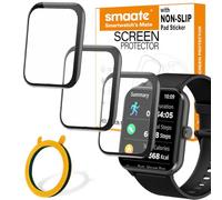 Pellicola protettiva 3D compatibile con smartwatch Blackview R50PRO da 1,8 pollici, materiale PMMA, anti-frantumazione, copertura completa, con adesivo antiscivolo, confezione da 3