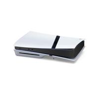 Pellicola protettiva adesiva per PS5 Pro Center per console PS5 Pro Digital & Disc Edition, protezione antipolvere antigraffio per pannello centrale (fibra di carbonio, nero)