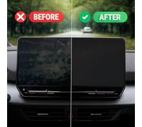 Pellicola protettiva anti-impronte opaca, adatta per BMW 2 U06 AT Active Tourer dal 2021 Minivan: tachimetro e infotainment 10,25 + 10,7 pollici touch screen, navigatore - previene riflessi e graffi