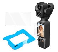 Pellicola protettiva antiriflesso AR per DJI Pocket 4 Pro: resistente ai graffi, infrangibile, anti-caduta, antiriflesso AR, vetro temperato con durezza 9H (Pellicola protettiva antiriflesso AR)