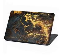 Pellicola protettiva autoadesiva per computer portatile laptop cover in vinile adesivo universal design astratto skin sticker (17″, LP33 Polvere d'oro)