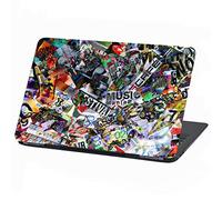 Pellicola protettiva autoadesiva per computer portatile laptop cover in vinile adesivo universal design astratto skin sticker (15″, LP21 Stickerbomb)
