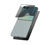 Avizar Pellicola Flessibile per Galaxy Z Flip 7 Antigraffio con Filtro Privacy, Nero transparente