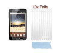 PELLICOLA PROTETTIVA CADORABO per Samsung Galaxy Note 2 - 10 Pezzi Trasparente per Galaxy Note 2