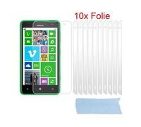 PELLICOLA PROTETTIVA CADORABO Screen Protector per Nokia Lumia 625 - Antigraffio, Alta Trasparenza - 10 Pezzi