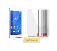 PELLICOLA PROTETTIVA CADORABO Screen Protector Vetro Temperato per Sony Xperia Z3 Compact - Antigraffio, Alta Trasparenza