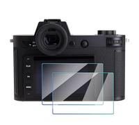 Pellicola protettiva compatibile per fotocamera digitale Leica SL2 Mirrorless, durezza 9H, vetro temperato antigraffio (confezione da 4)