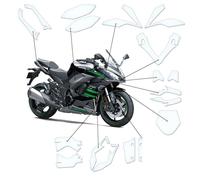 Pellicola protettiva contro i sassi PPF Pellicola per moto adatta per Kawasaki Ninja 1000 SX 2020-2024 Lackschutzfolie Matt-TPU