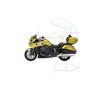 Pellicola protettiva contro i sassi PPF Pellicola per moto adatta per Koffer BMW K1600 B Grand America Lackschutzfolie Clear-PU