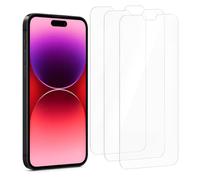 Pellicola Protettiva Idrogel HD per iPhone 15 Plus [3 Pezzi] | Ultra Trasparente, Auto-rigenerante, Anti-Bolle | Kit Montaggio Incluso (Panni, Raschietto, Microfibra) | Alta Sensibilità Touch