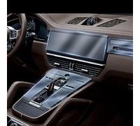 Pellicola protettiva in TPU trasparente per console centrale interna dell'auto, antigraffio, pellicola di riparazione per Porsche Cayenne 2015-2023 (per LHD2)
