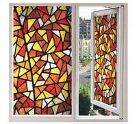 Pellicola protettiva in vetro colorato stile chiesa, adesivi per vetri per vetri e finestre, adesivi per vetri per finestre, adesivi per vetri e porte, 70 x 200 cm