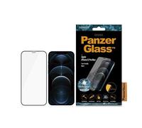 Pellicola protettiva in vetro temperato antibatterico PanzerGlass nera per iPhon