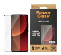 Pellicola protettiva in vetro temperato antibatterico PanzerGlass nera per Xiaom