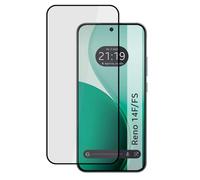 Pellicola protettiva in vetro temperato completa 5D Full Glue nera per Oppo Reno 14 F / 14F 5G vetro