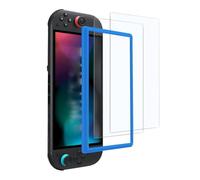 Pellicola protettiva in vetro temperato con durezza 9H per Switch 2 Ultra HD anti luce blu per Switch2, pellicola salvaschermo ultra trasparente (2 pezzi)