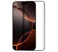 Pellicola protettiva in vetro temperato Full 3D nero per iPhone 16 Pro Max