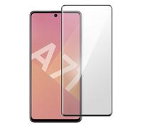 Pellicola protettiva in vetro temperato nero Avizar per Samsung Galaxy A71