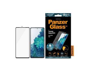 Pellicola protettiva in vetro temperato PanzerGlass antibatterica nera per Samsu