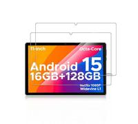 Pellicola protettiva in vetro temperato per Doogee U11 2025 11 pollici Android 15 ultra trasparente e oleorepellente e resistente ai graffi e vetro ad alta trasmissione, confezione da 2