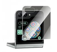 Pellicola Protettiva in Vetro Temperato per Schermo Esterno Samsung Galaxy Z Flip6 (Copertura Completa, Trasparente, Anti-spia)