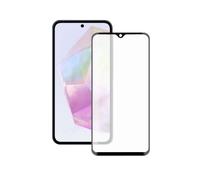Pellicola protettiva Ksix per Galaxy A36/A56, vetro temperato, resistenza 9H, spessore 0,3 mm, bordo nero, nero