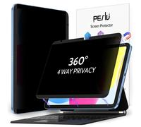Pellicola protettiva magnetica per la privacy a 4 vie Peslv per iPad 10a generazione 2022 109 pollici rimovibile a 360 gradi Spy Private Black Securit
