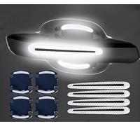 Pellicola Protettiva Maniglia Auto per Chery dr 4.0 dr 5.0 dr 6.0 2020-2024, 8 Pezzi Protezioni per Maniglie Delle Portiere Dell'auto Adesivo Coppa Porta,Silver