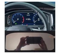 Pellicola Protettiva Navigazione 10.1 Pollici Navigazione GPS Per Auto Pellicola Della Protezione Dello Schermo Vetro Temperato Interni Auto Adesivo Per VW Per Novo Per Virtus 2023(For instrument)